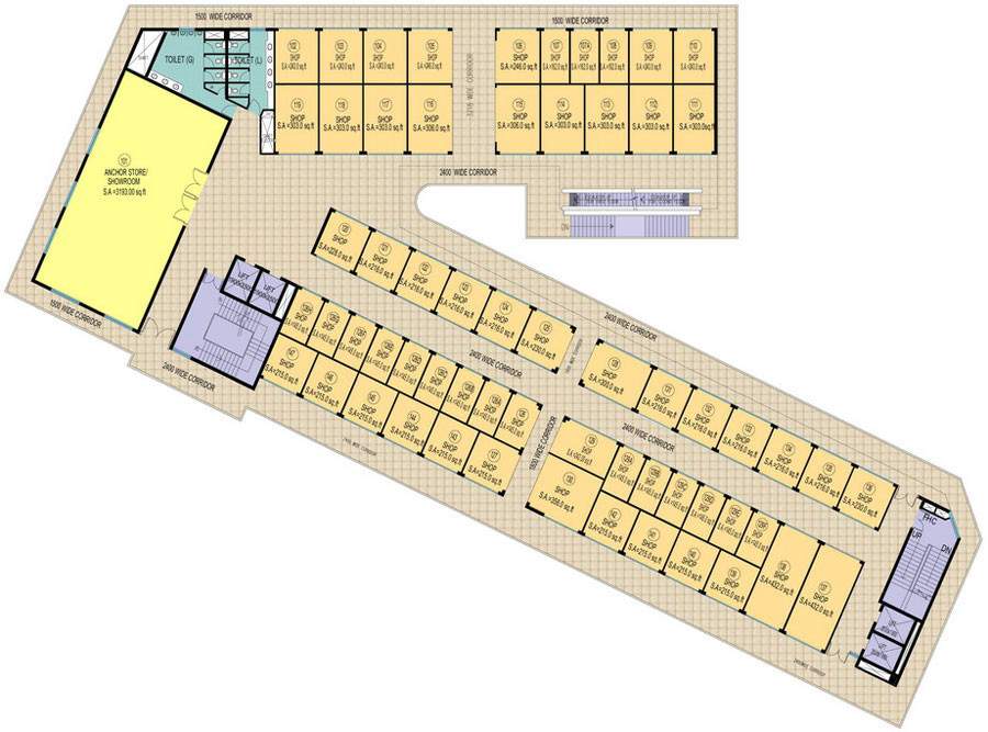 Images for Cluster Plan of Aditya High Street