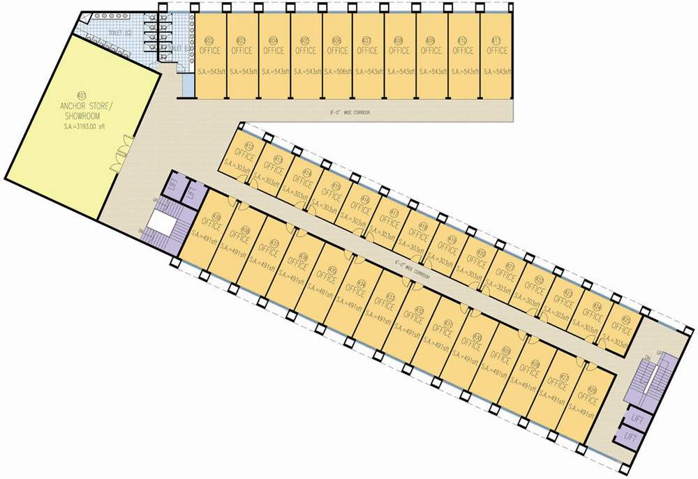 Images for Cluster Plan of Aditya High Street