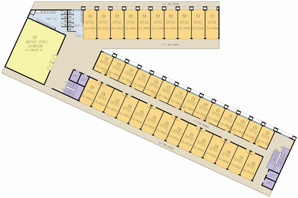 Images for Cluster Plan of Aditya High Street