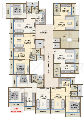 Images for Cluster Plan of Pratham Sky Garden