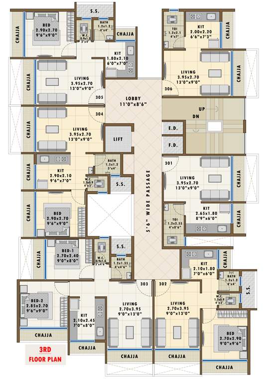 Images for Cluster Plan of Pratham Sky Garden