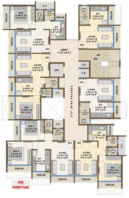 Images for Cluster Plan of Pratham Sky Garden