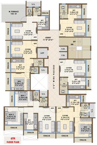 Images for Cluster Plan of Pratham Sky Garden