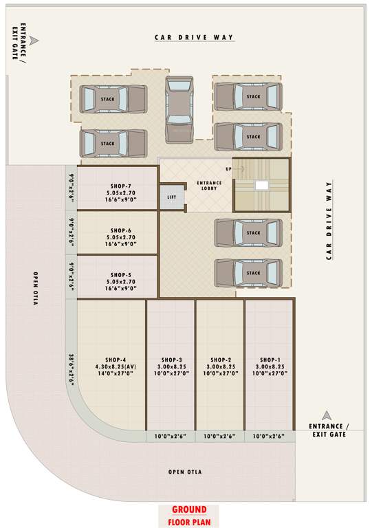 Images for Cluster Plan of Pratham Sky Garden