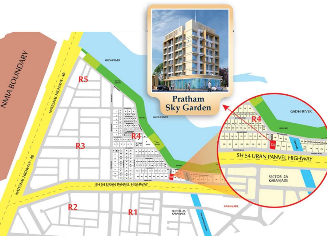 Images for Location Plan of Pratham Sky Garden