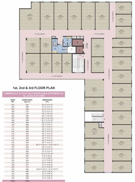 Cluster Plan from 1st to 3rd Floor ascent-arcade Cluster Plan from 1st to 3rd Floor
