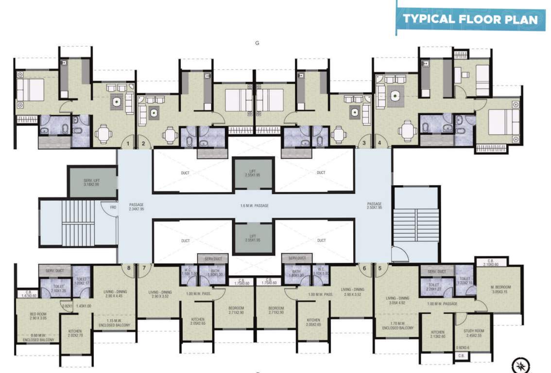  metro hive d 1 Images for Cluster Plan of Vihang Metro Hive D 1