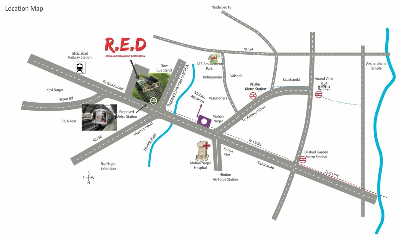  red Location Plan