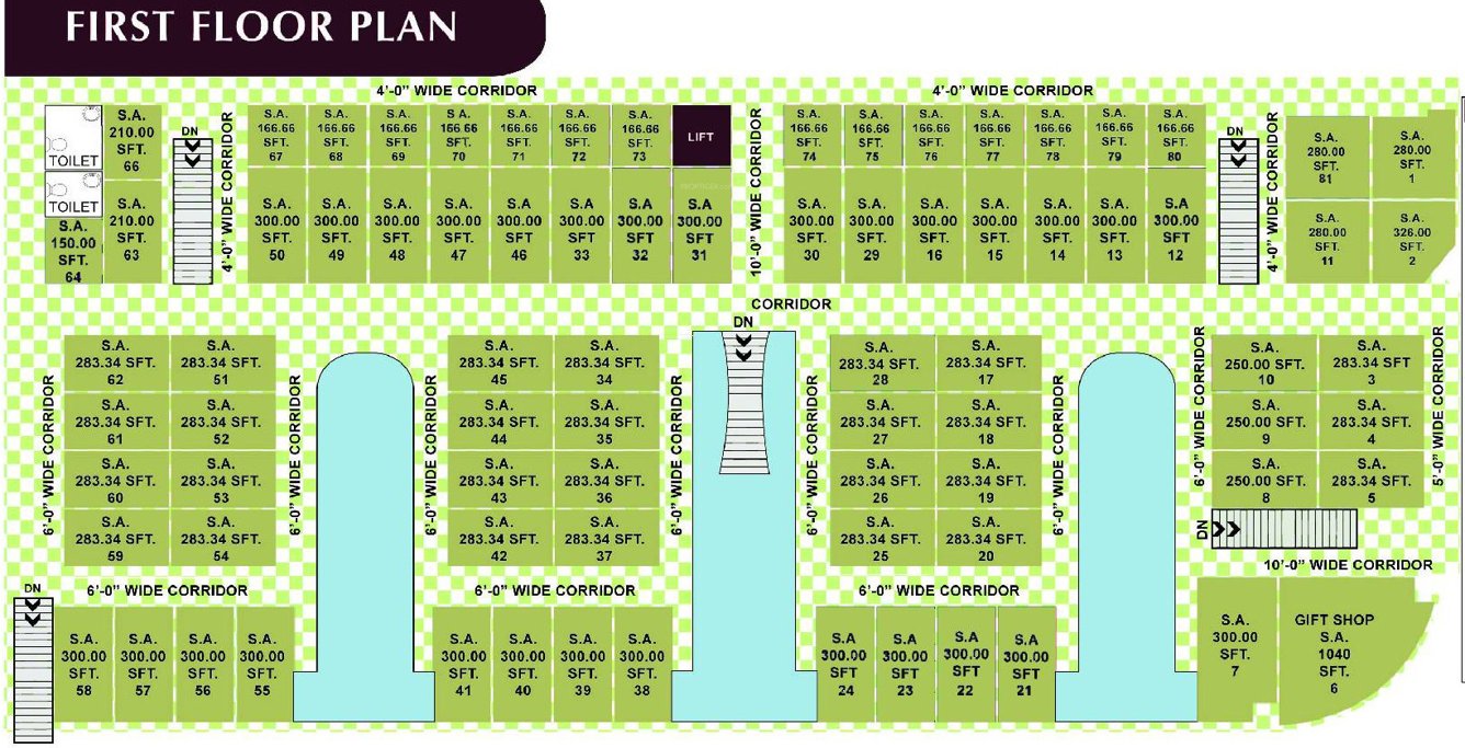 Images for Cluster Plan of Harsha City Mall