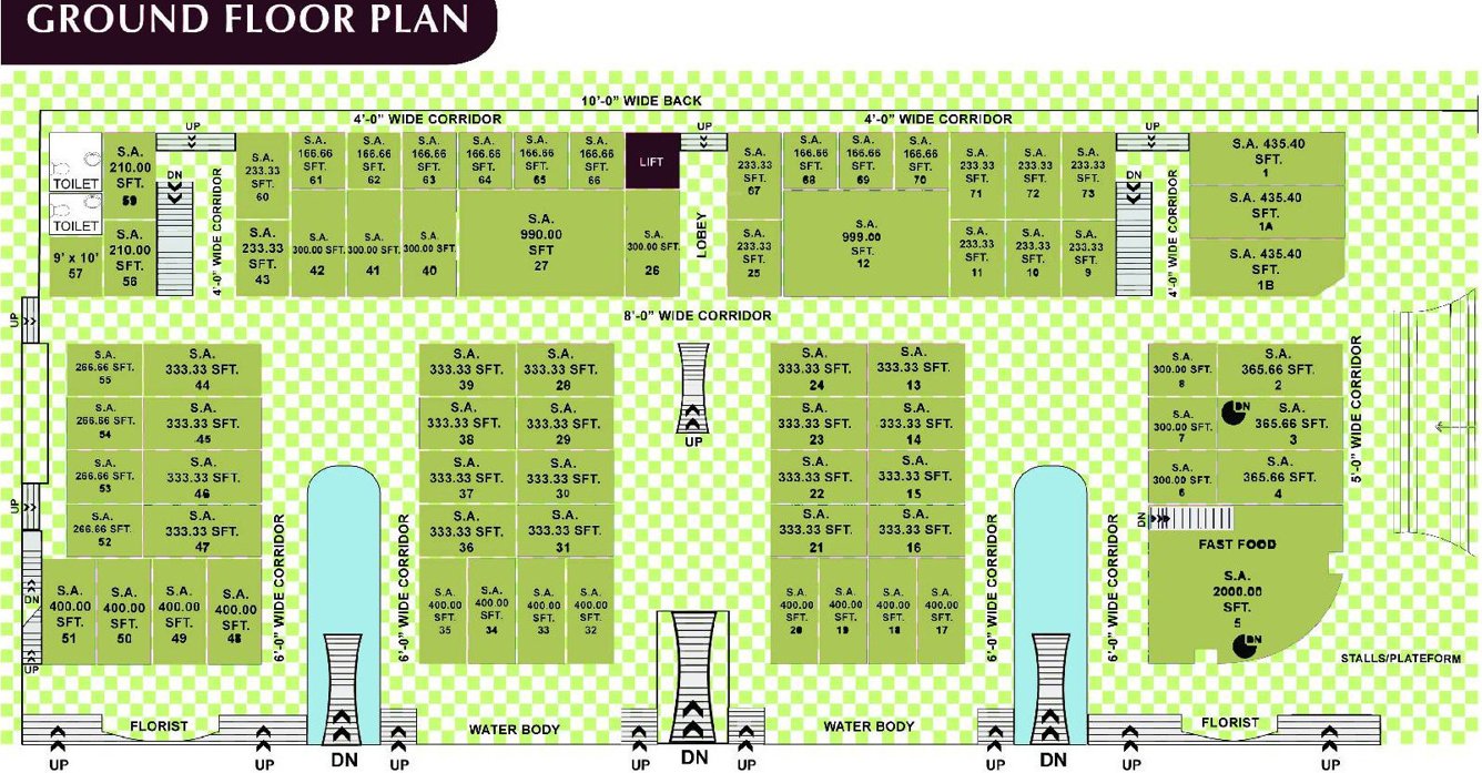 Images for Cluster Plan of Harsha City Mall