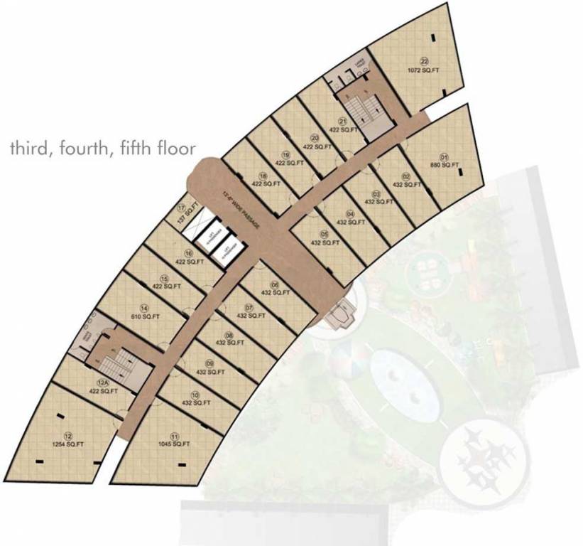 Images for Cluster Plan of Ajnara Arcade