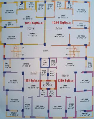 Images for Cluster Plan of SB Anita Residency