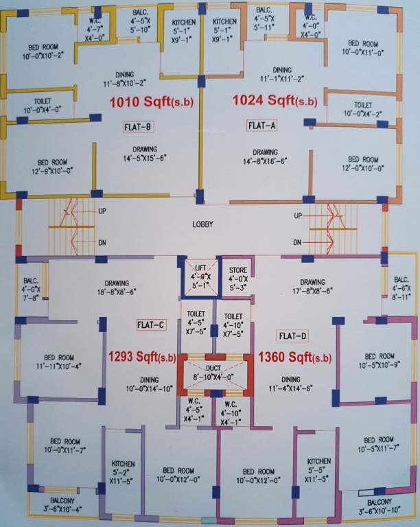 Images for Cluster Plan of SB Anita Residency