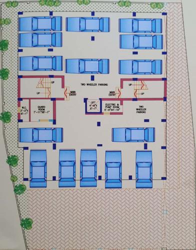 Images for Cluster Plan of SB Anita Residency Images for Cluster Plan of SB Anita Residency