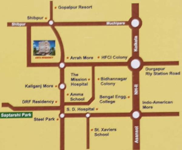 Images for Location Plan of SB Anita Residency Images for Location Plan of SB Anita Residency
