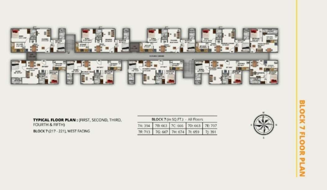  baashyaam le chalet smart choice homes Block 3 Cluster Plan