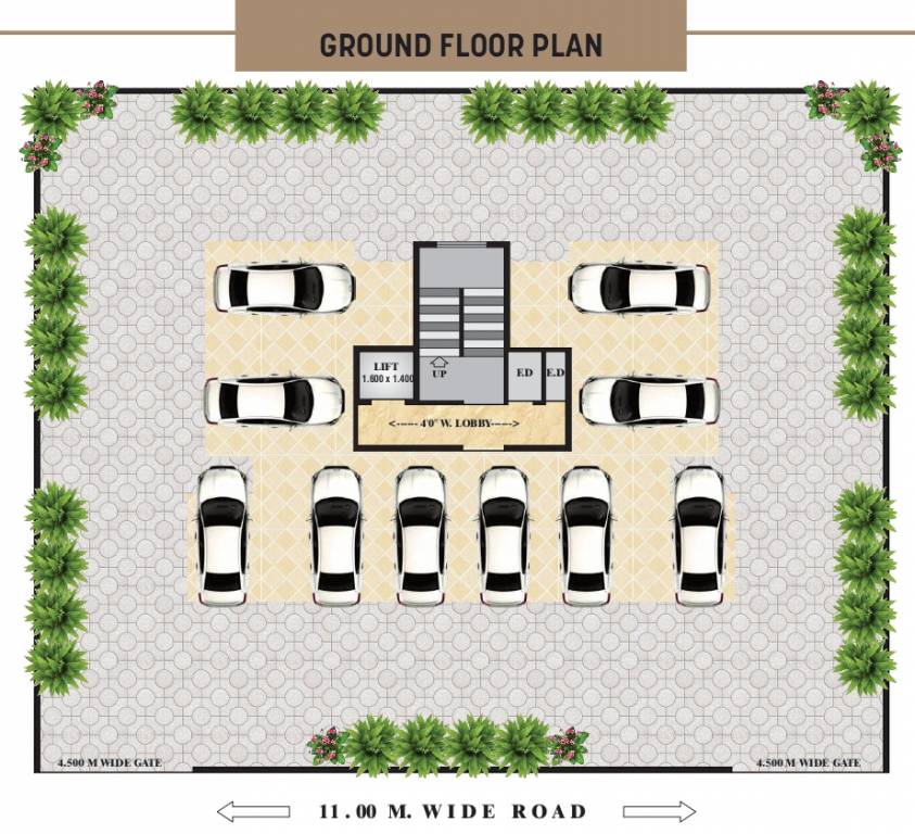  ruby enclave Ruby Enclave Cluster Plan for ground Floor