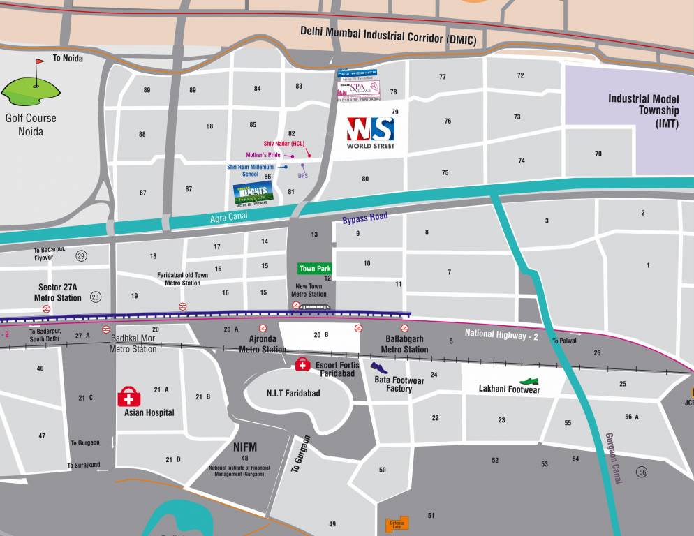 Images for Location Plan of Omaxe World Street