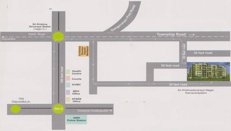 Images for Location Plan of KRR Subrahmanya Estates