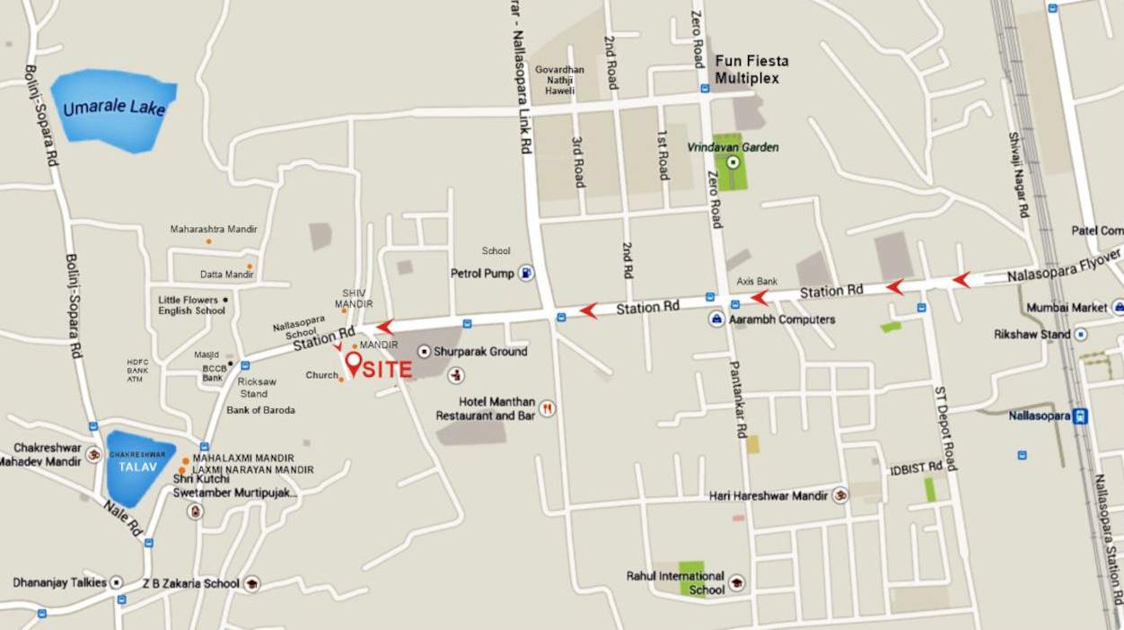  santa maria parivar Location Plan