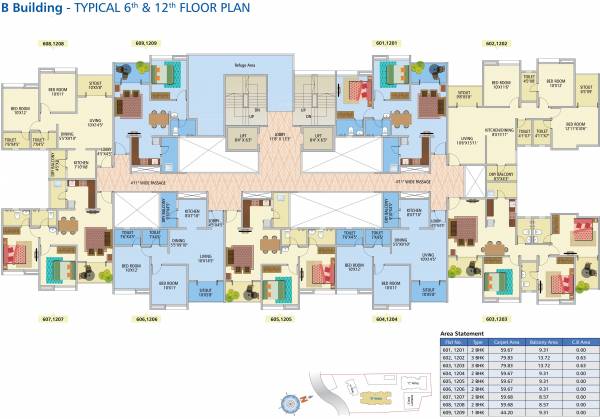 Images for Cluster Plan of Nirman Altius Wing B