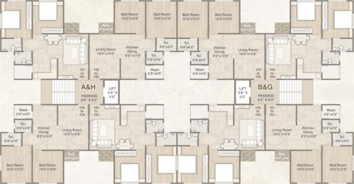 Images for Cluster Plan of Akshar Aastha Vatika