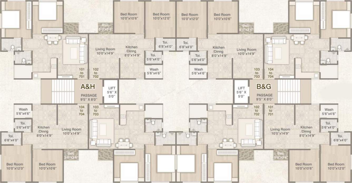 Images for Cluster Plan of Akshar Aastha Vatika
