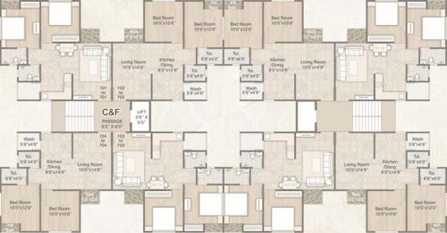 Images for Cluster Plan of Akshar Aastha Vatika