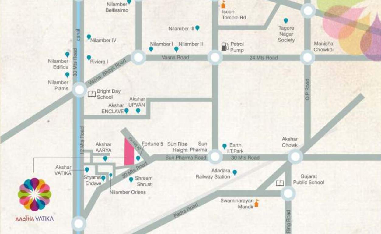 Images for Location Plan of Akshar Aastha Vatika