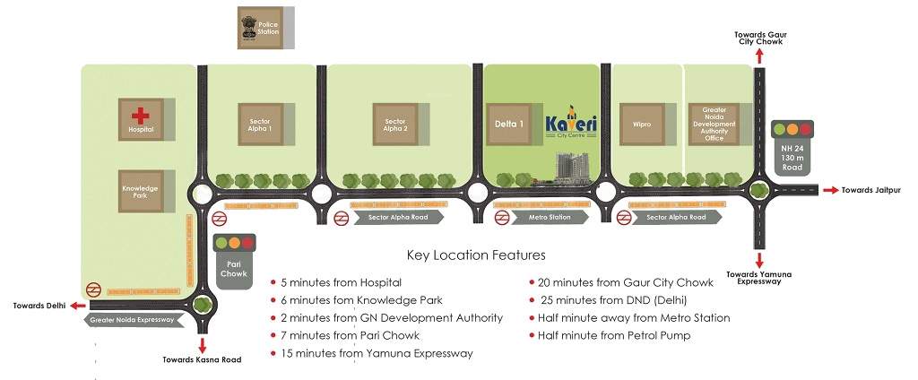  city centre Location Plan