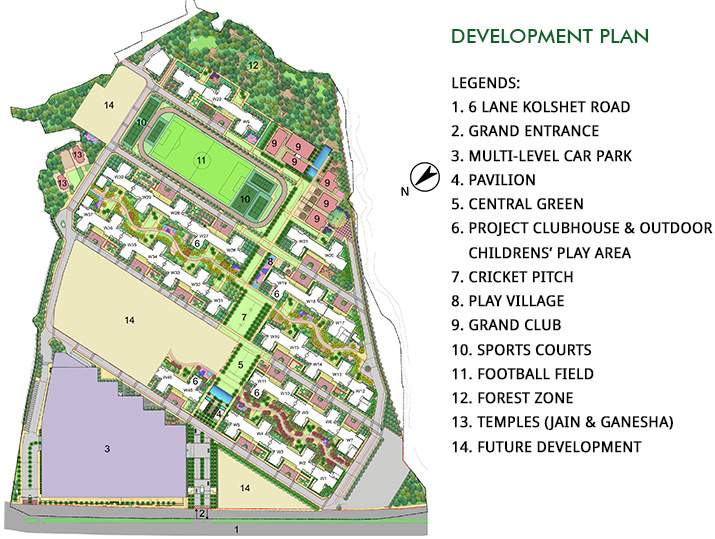 Images for Master Plan of Lodha Amara Tower 24 And 25