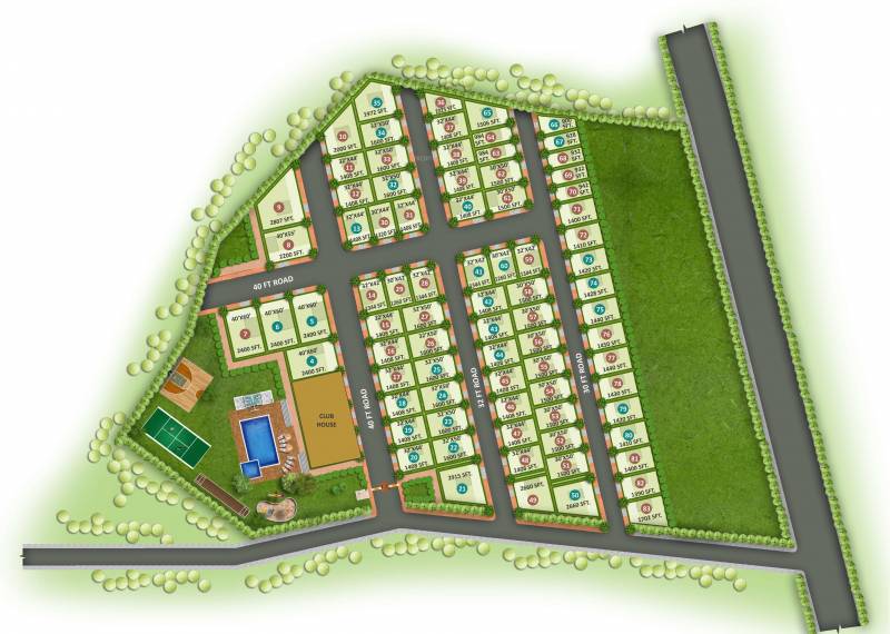 Images for Master Plan of Dwarakamai Apex Villas