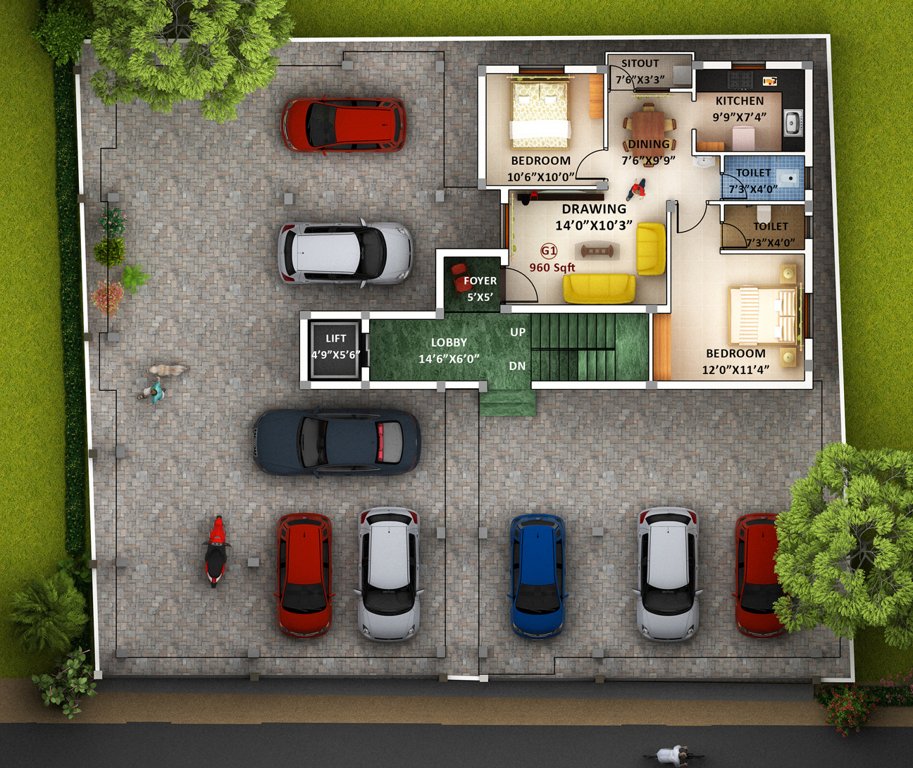 Images for Cluster Plan of AA Gokulam