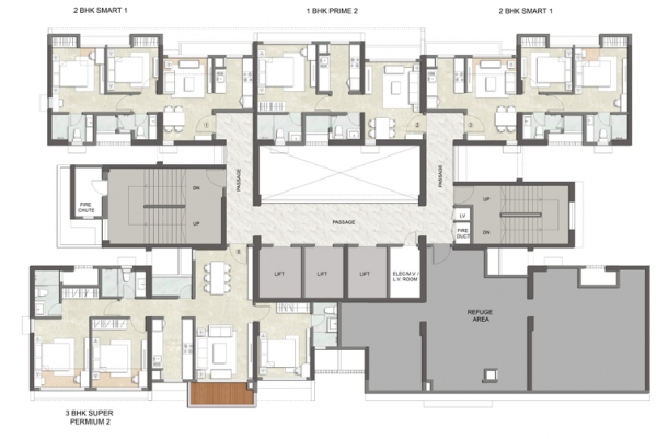  sector-5-wing-j-and-k Wing J Cluster Plan