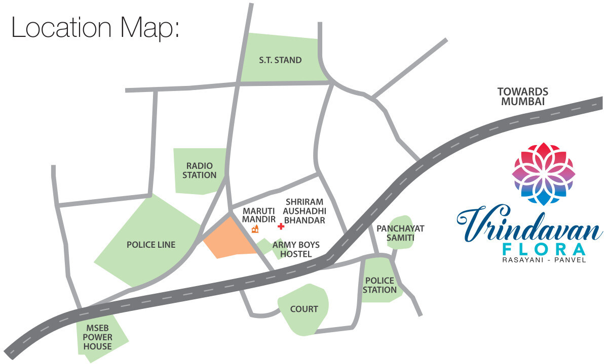  vrindavan flora rasayani garden phase ii Images for locationPlan