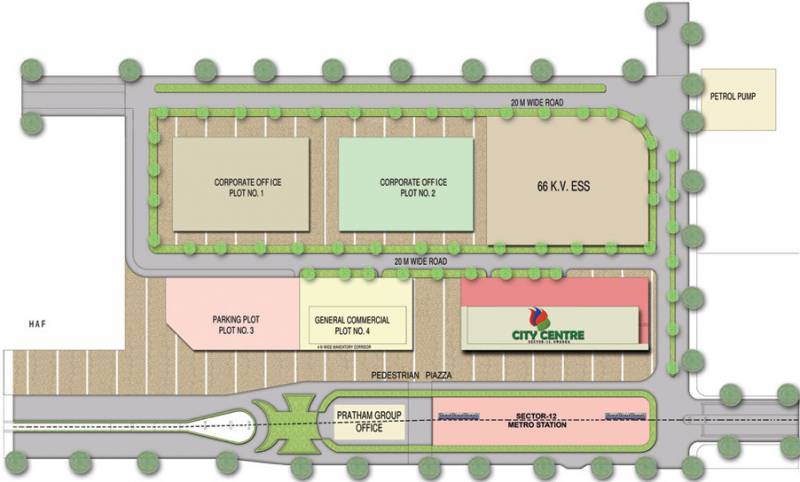 Images for Site Plan of Pratham City Centre