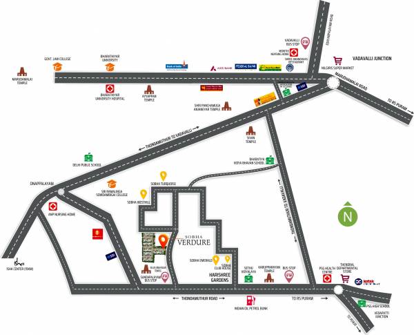 Images for Location Plan of Sobha Verdure Images for Location Plan of Sobha Verdure