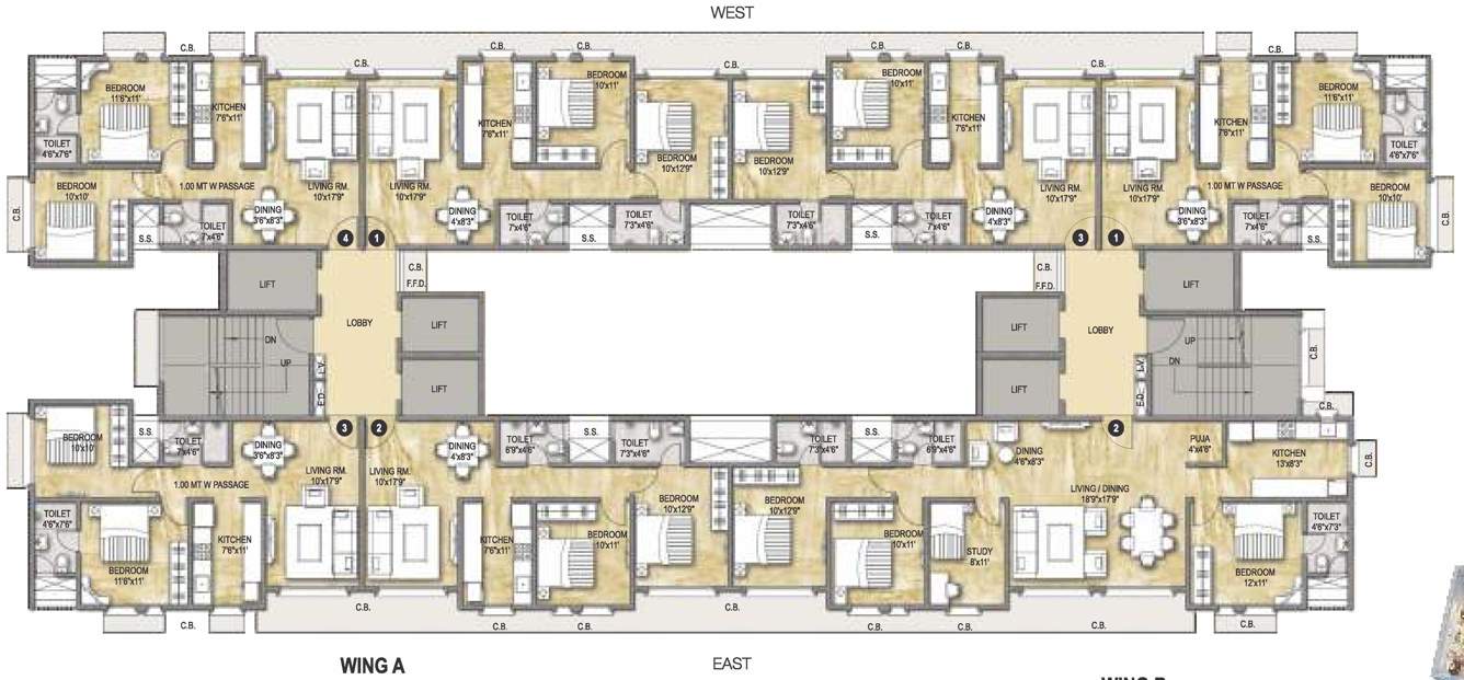 Images for Cluster Plan of Starwing Kaatyayni Heights Tower 2 Phase 2