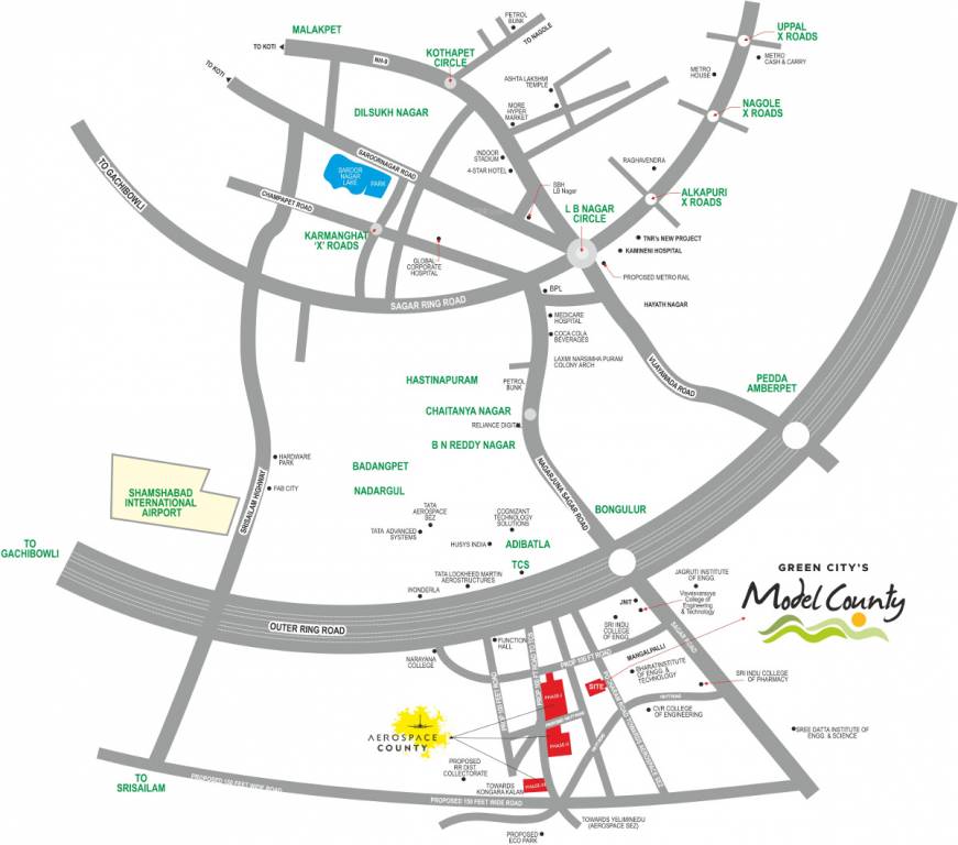 Images for Location Plan of Green City Model County
