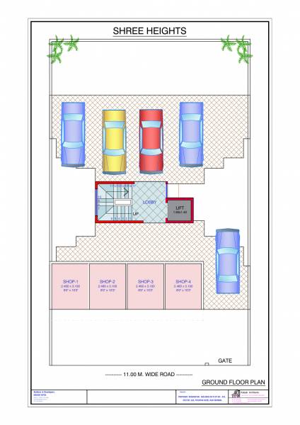  heights Shree Heights Cluster Plan