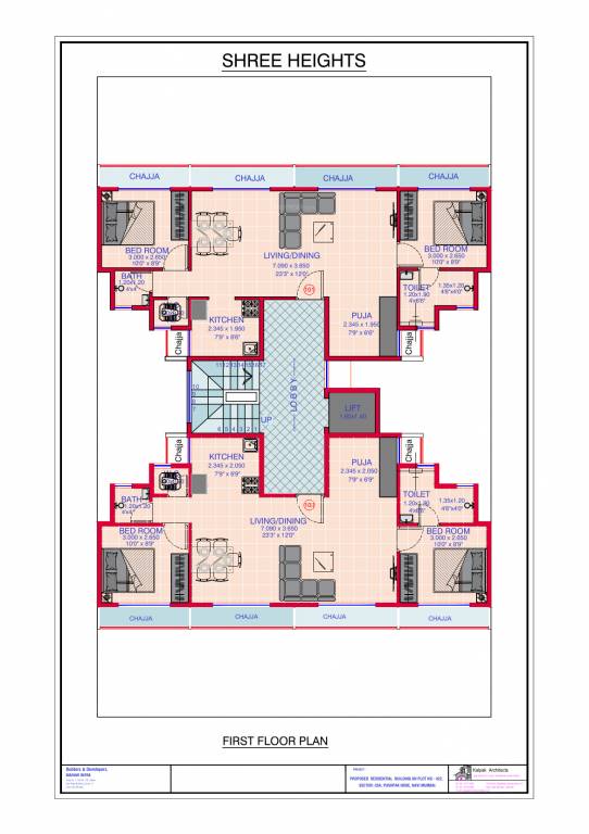 heights Shree Heights Cluster Plan