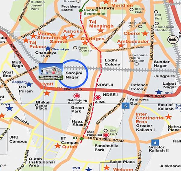 Images for Location Plan of DLF South Square Images for Location Plan of DLF South Square