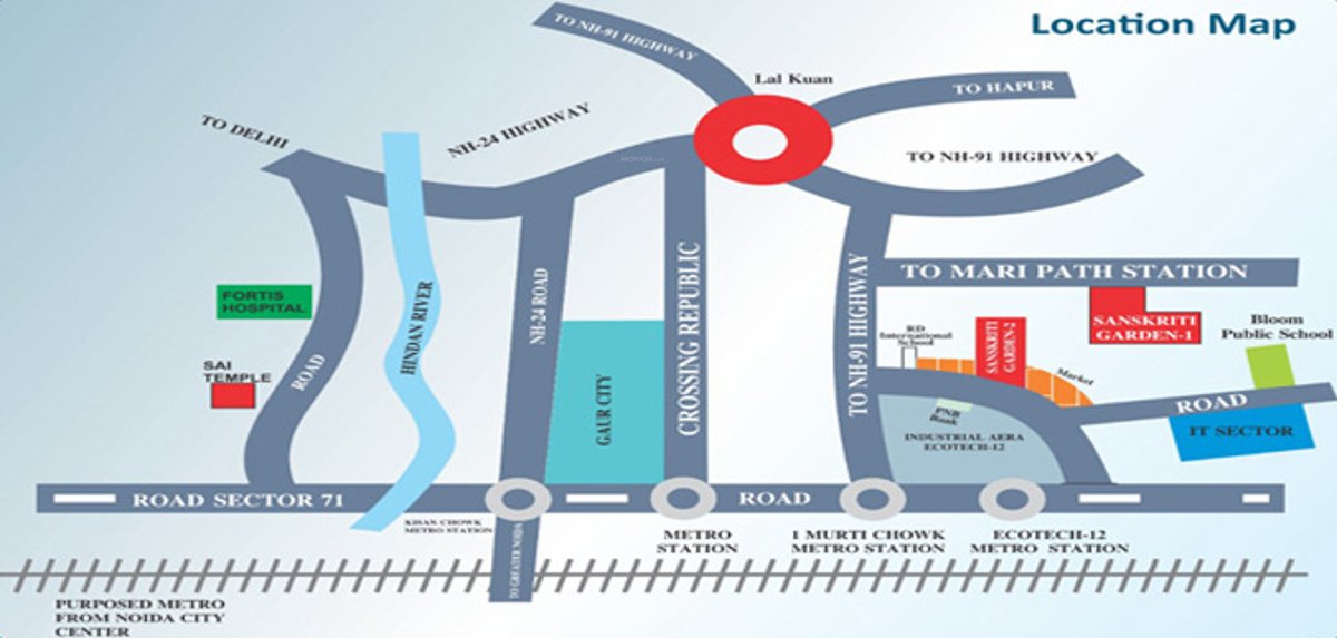 Images for Location Plan of Sanskriti Garden 2