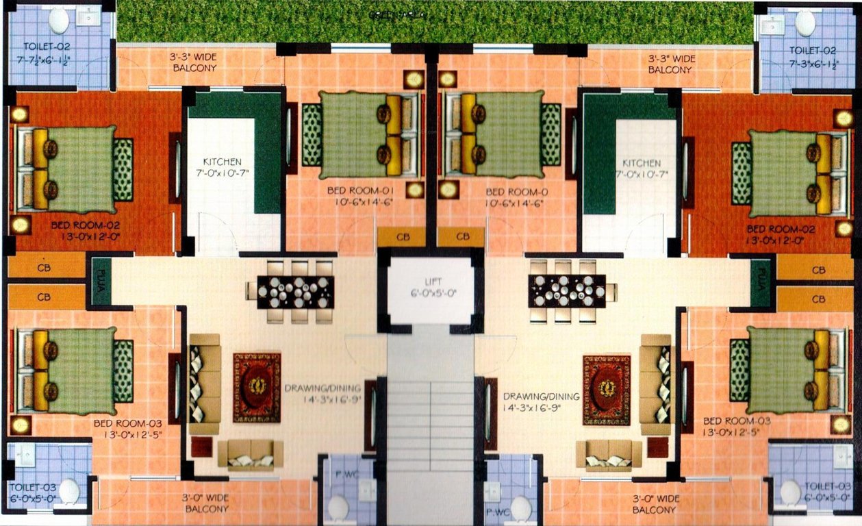 Images for Cluster Plan of Hunny Tani Homes
