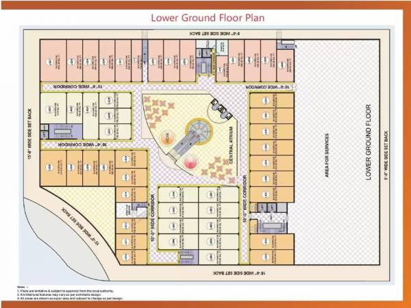 Cluster Plan for ground Floor mall Cluster Plan for ground Floor