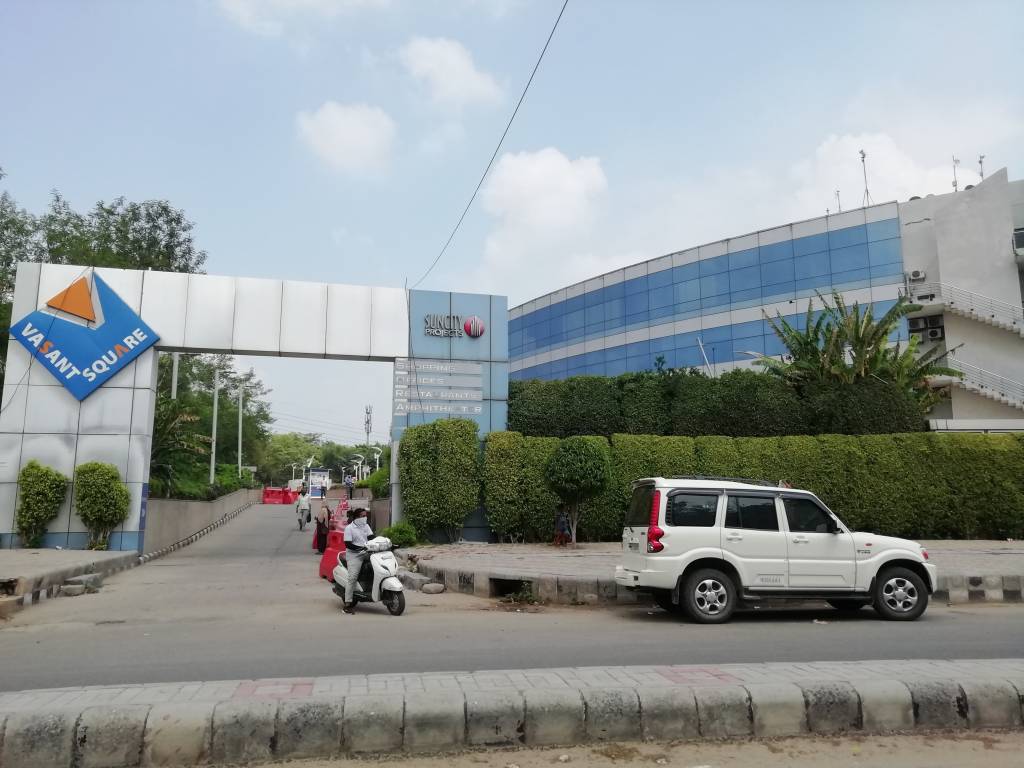  vasant square Elevation