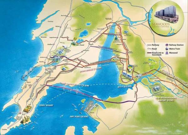 Images for Location Plan of L And T Seawoods Grand Central