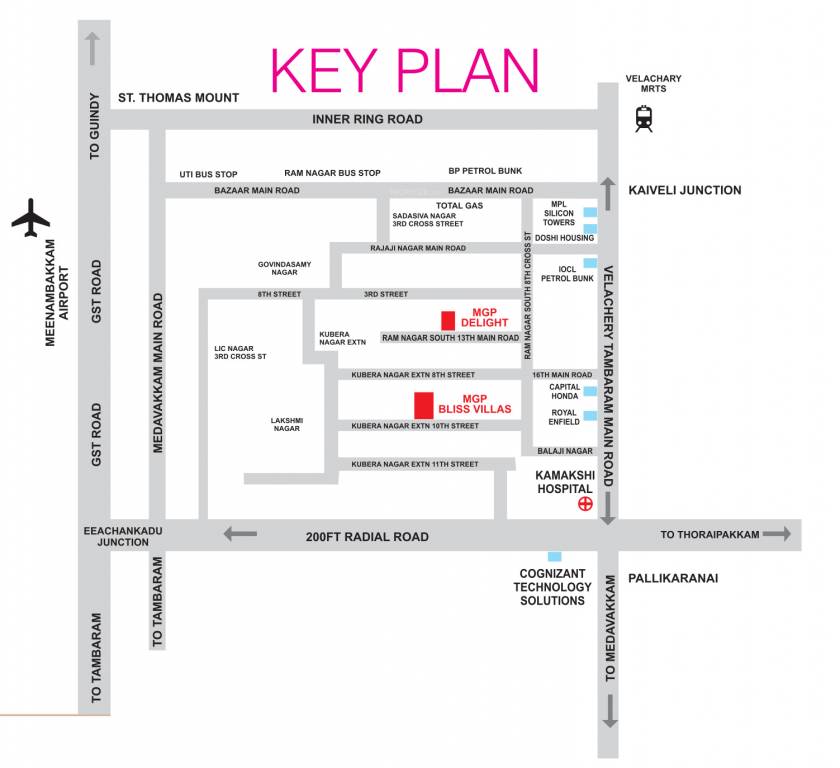 bliss villa Location Plan