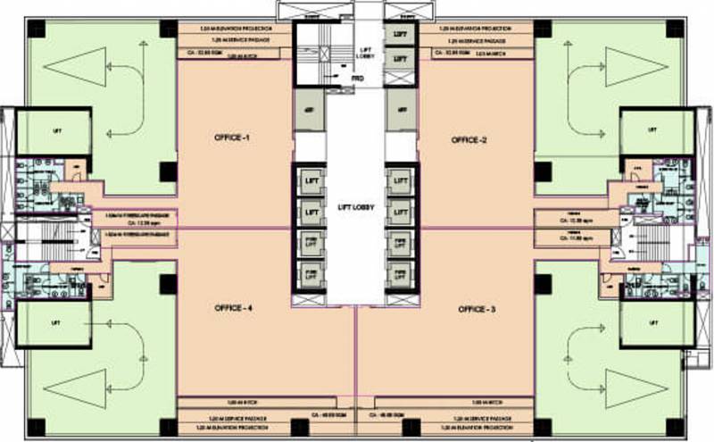Images for Cluster Plan of Shree Naman Naman Midtown