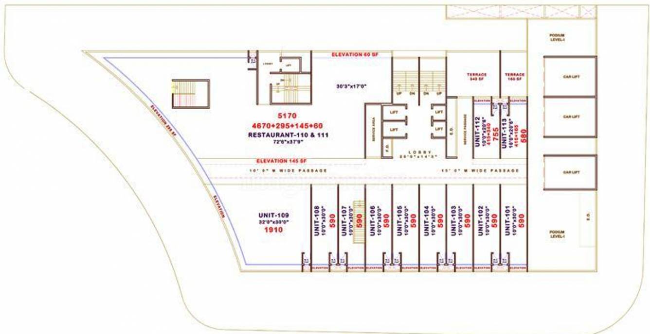 Images for Cluster Plan of Vintage The Pacific